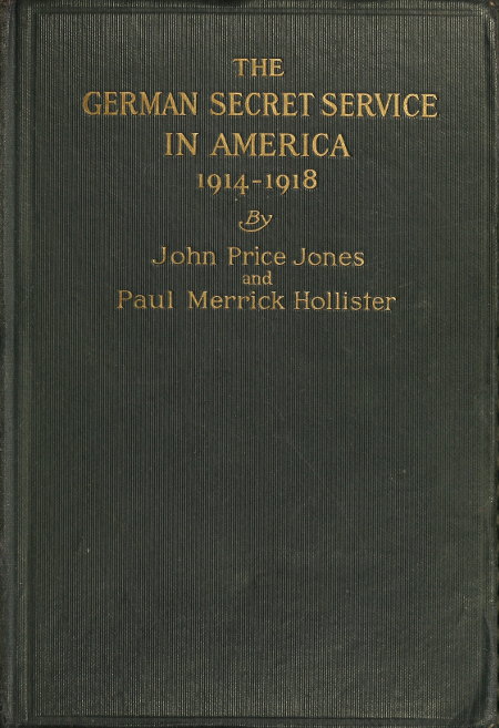 Hollister's book on German sabotage in the USA